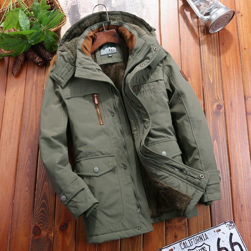 Xander | Men's Hooded Winter Jacket for Cold Weather