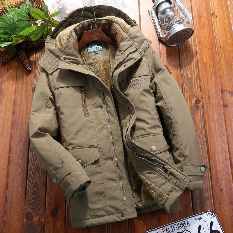 Xander | Men's Hooded Winter Jacket for Cold Weather