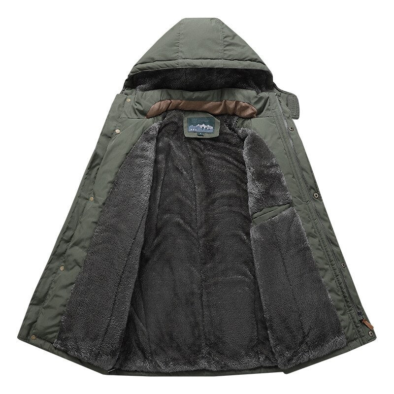 Xander | Men's Hooded Winter Jacket for Cold Weather