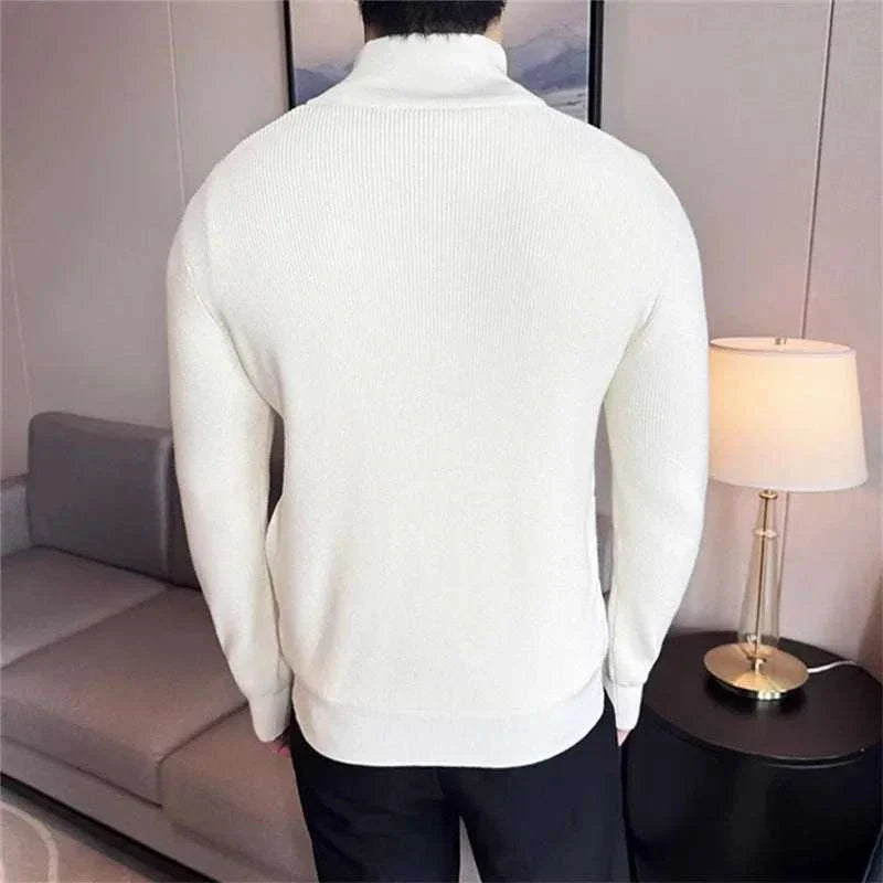 Harvey | Men's Zipper Cardigan Sweater