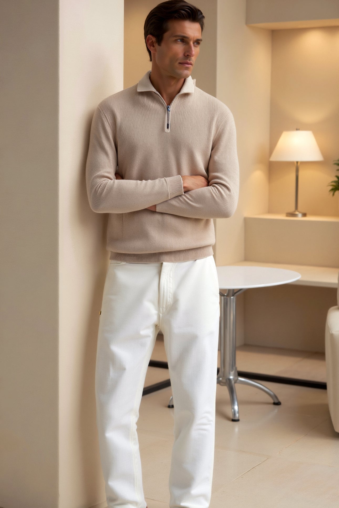Dylan | Men's Classic Knitted Wool Sweater