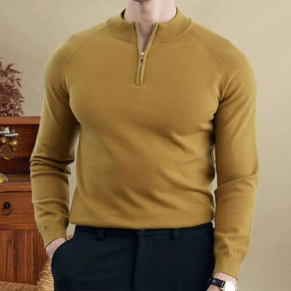 Logan | Men's Slim-Fit Wool Sweater
