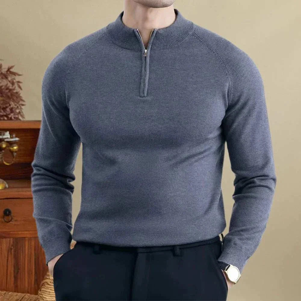 Logan | Men's Slim-Fit Wool Sweater