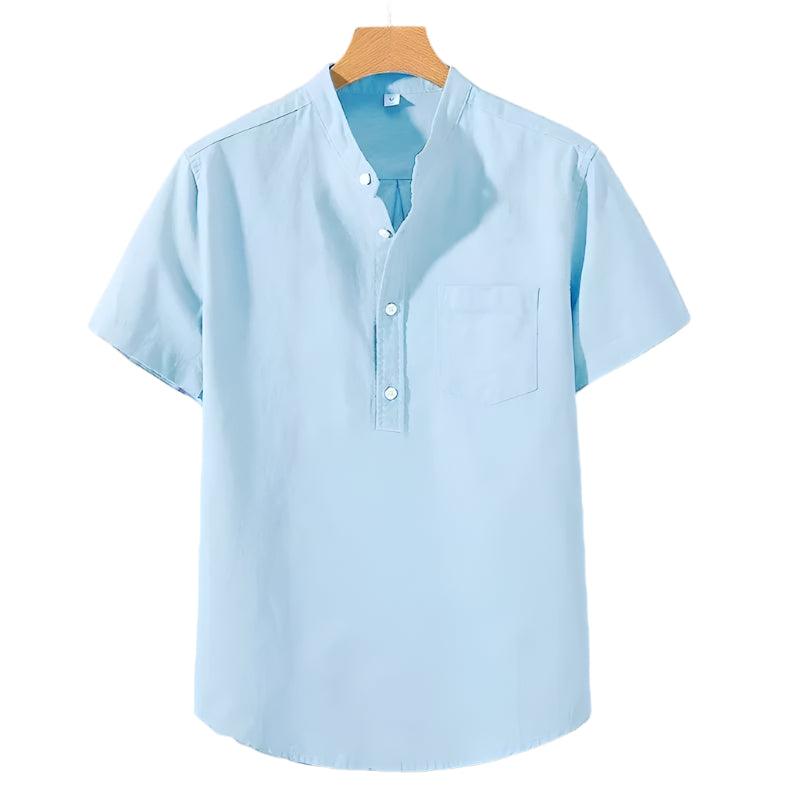 Stand Collar Shirt for Men