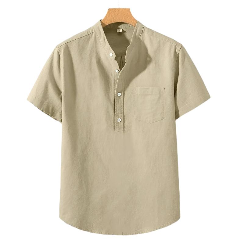 Stand Collar Shirt for Men