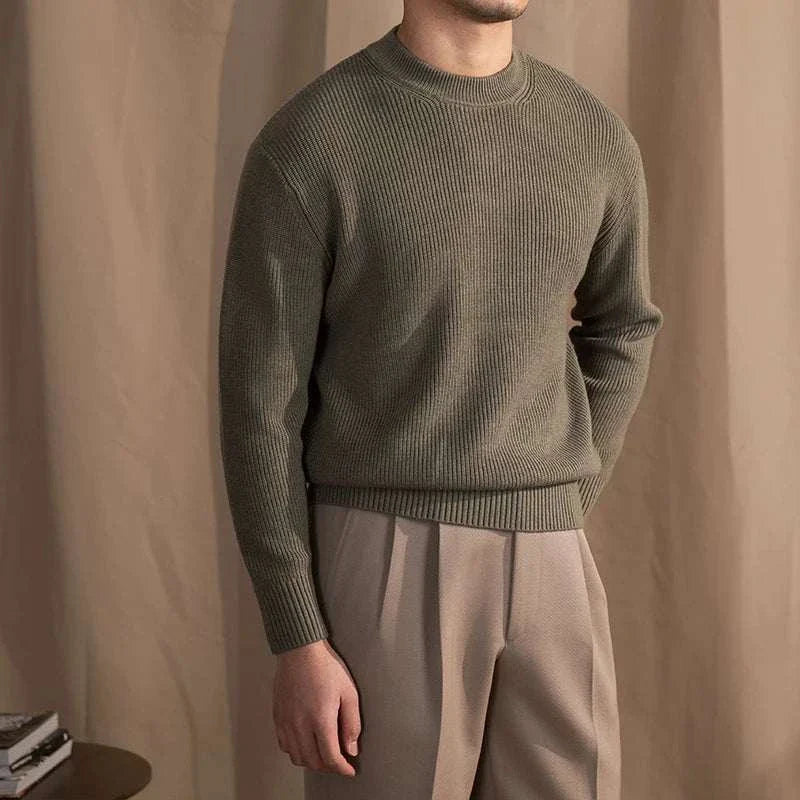 Joshua | Men's Ribbed Wool Sweater