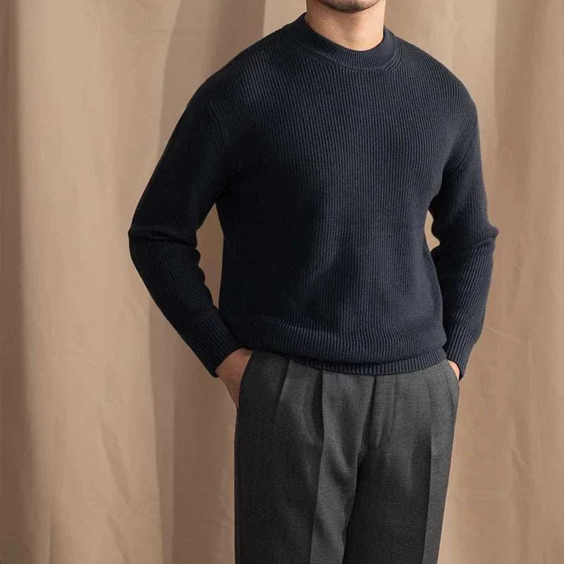 Joshua | Men's Ribbed Wool Sweater