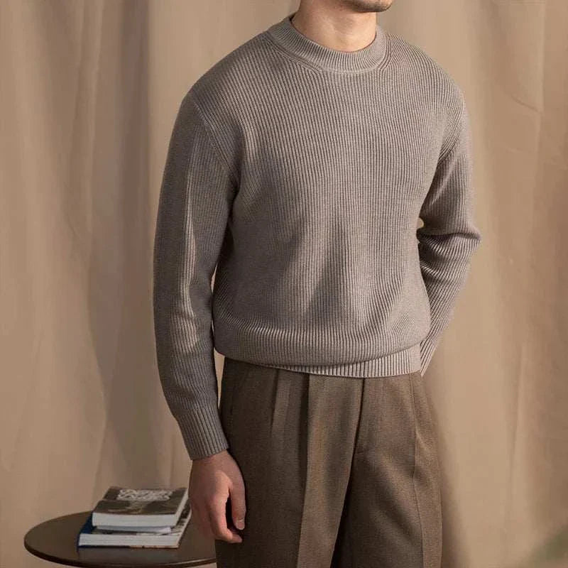 Joshua | Men's Ribbed Wool Sweater