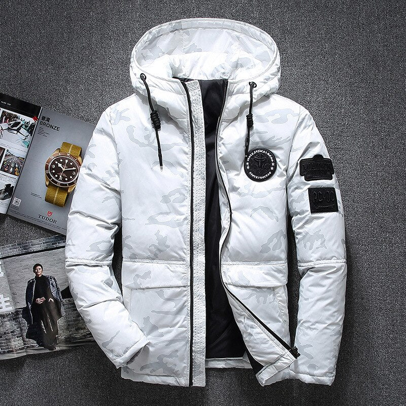 Reggie | Men's Camouflage Winter Jacket for Cold Weather