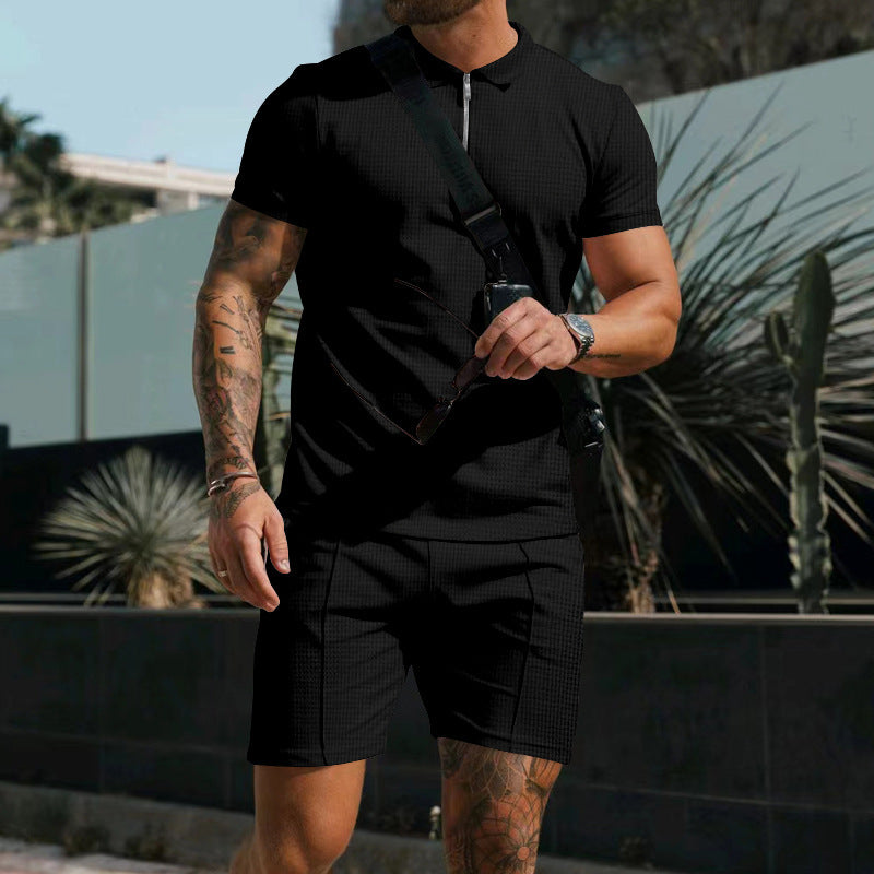 Cotton Polo Shirt and Pants Combo