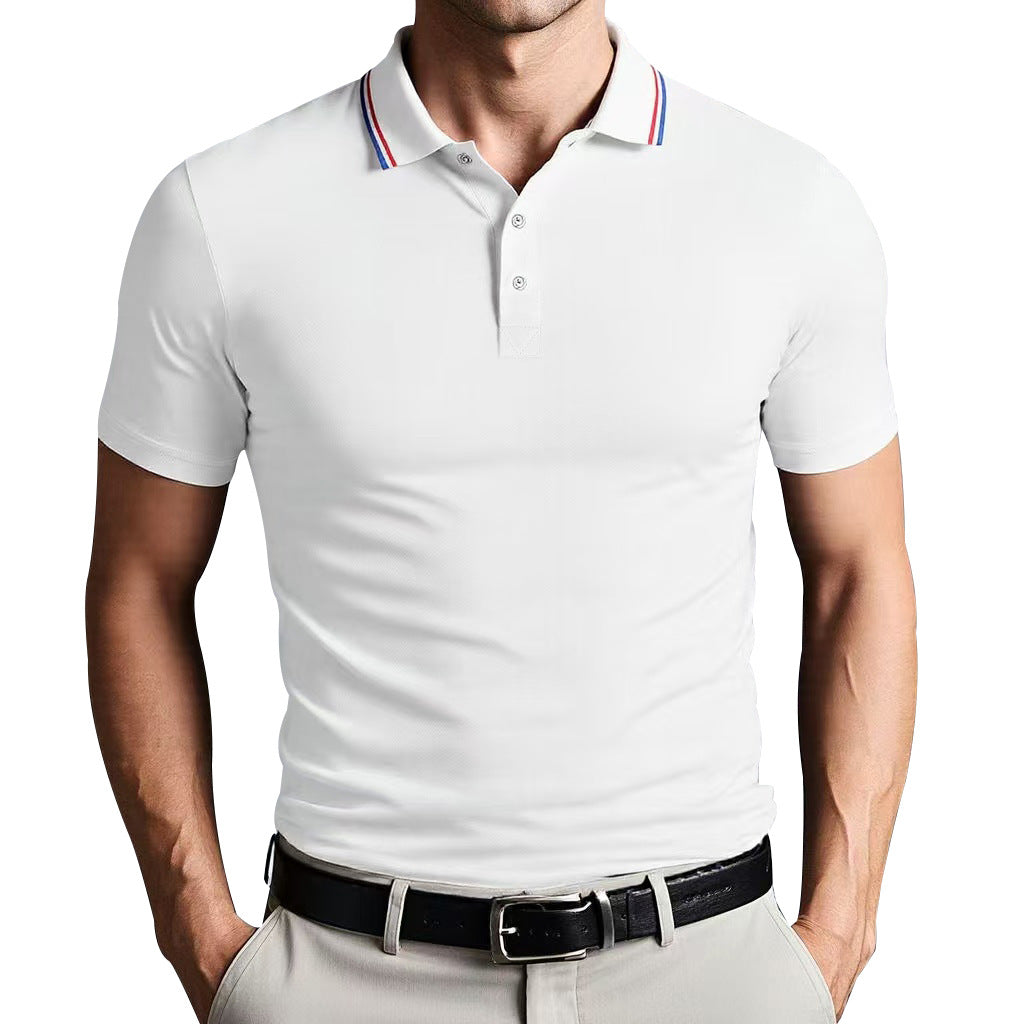 Tailored Polo Shirt with Modern Design