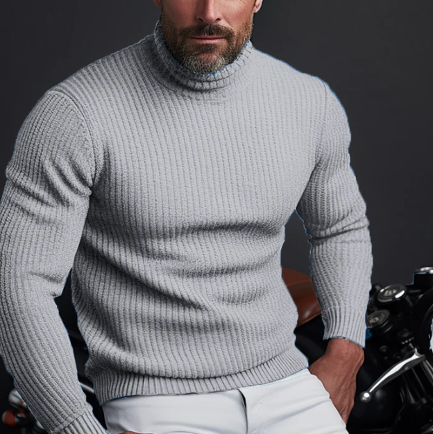 Men's Designer Turtleneck Sweater | Premium Quality