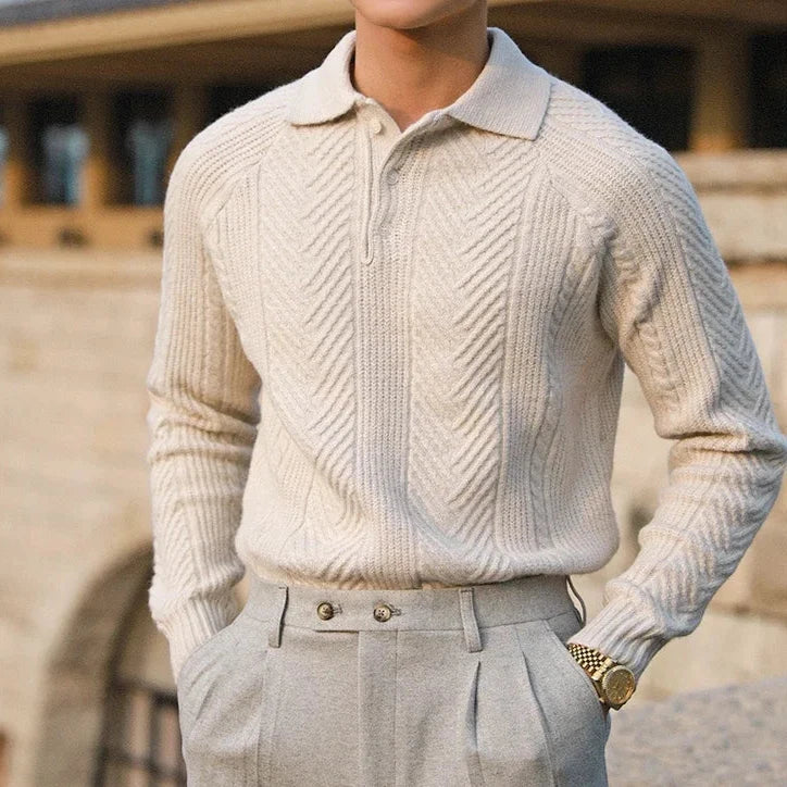 Long Sleeve Knitwear with Elegant Design