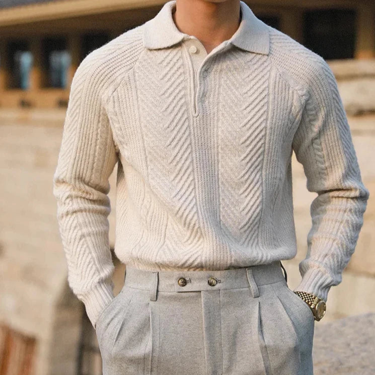 Long Sleeve Knitwear with Elegant Design