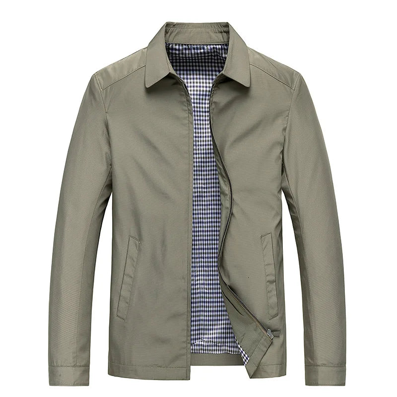Lightweight Jacket in Cotton-Polyester Blend