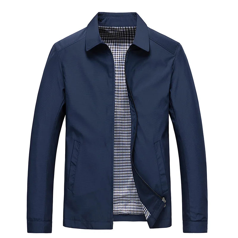 Lightweight Jacket in Cotton-Polyester Blend