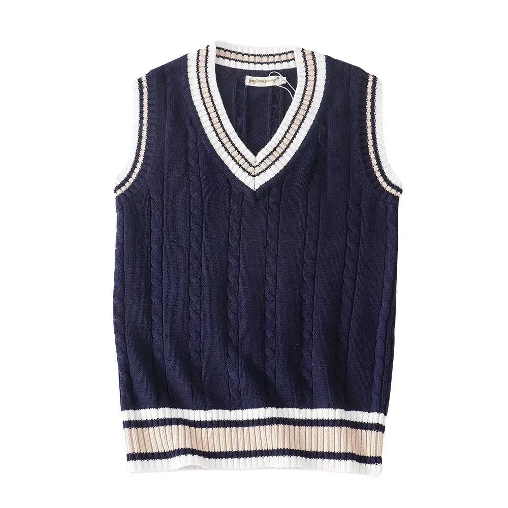 Men's V-Neck Sleeveless Sweater