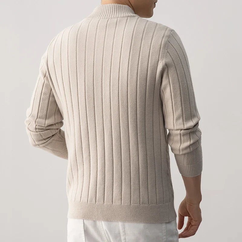 George | cable-knit wool cardigan