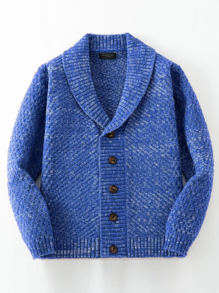 Malcolm | Men's Button-Up Collared Cardigan
