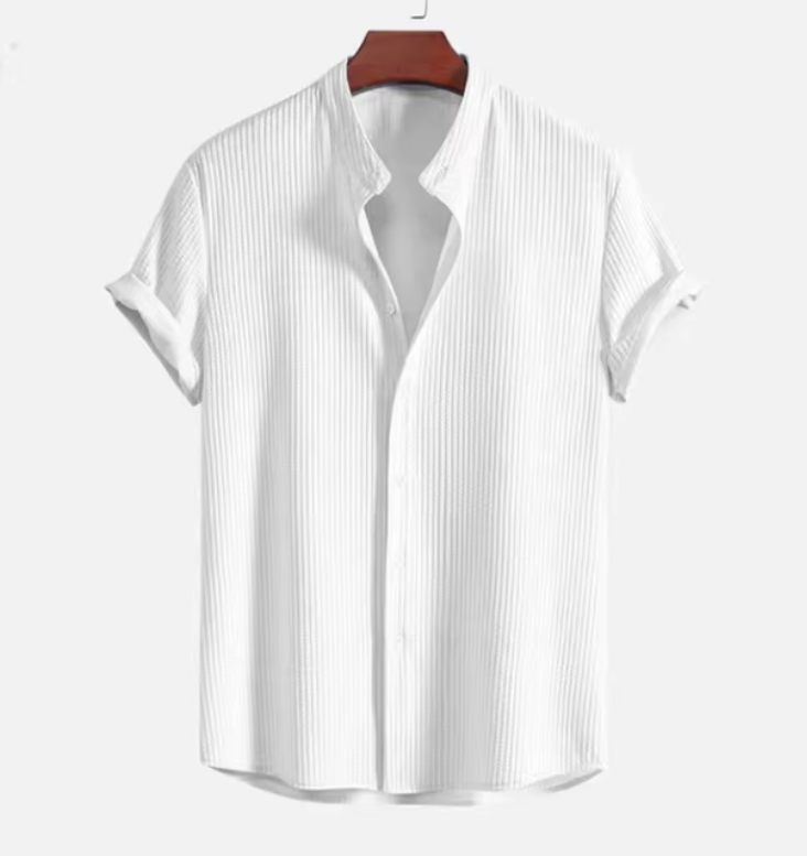 Lightweight Button-Up Linen Top