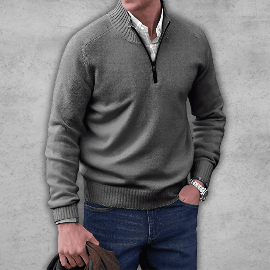 Men's Cotton Sweater | Elegant Design