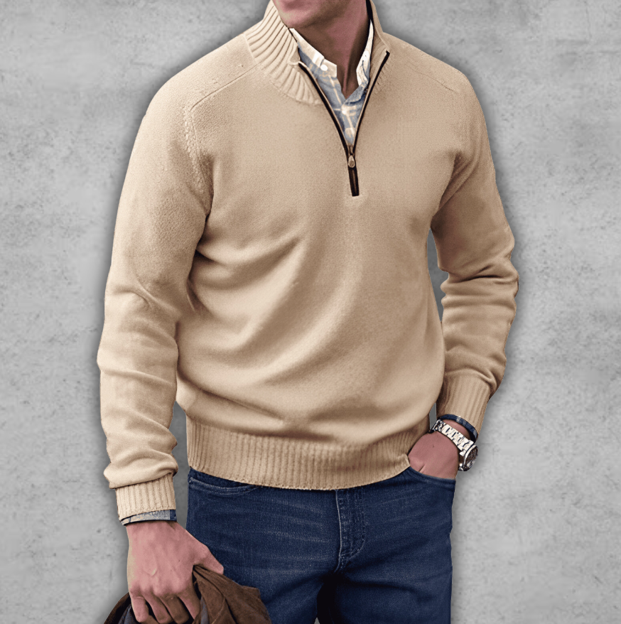 Men's Cotton Sweater | Elegant Design