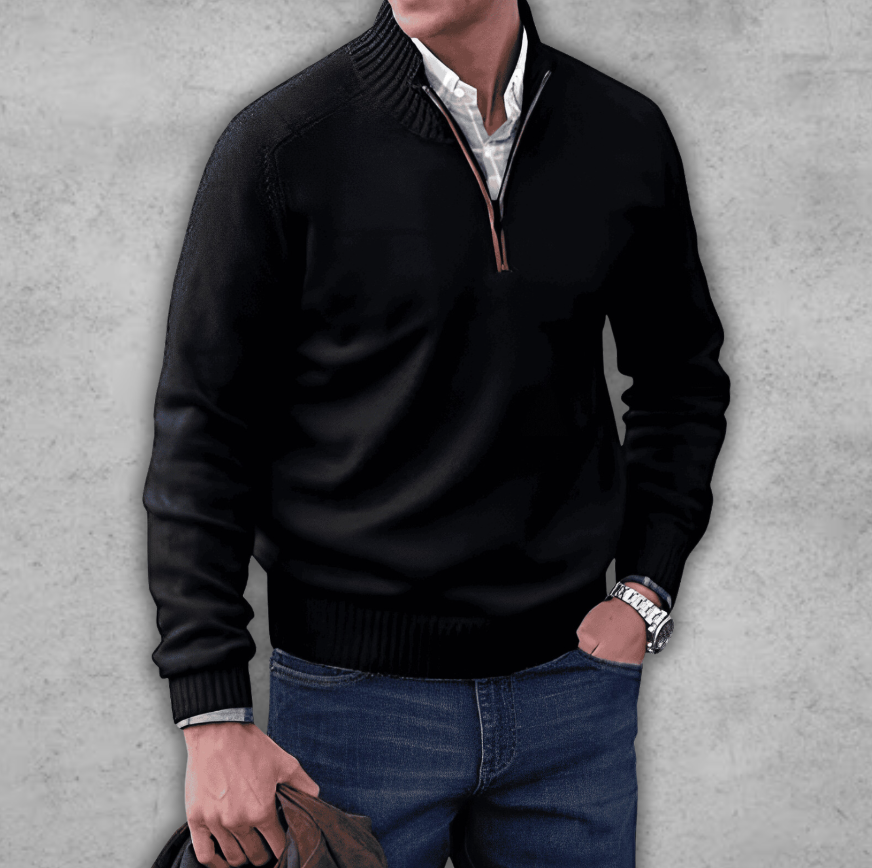 Men's Cotton Sweater | Elegant Design