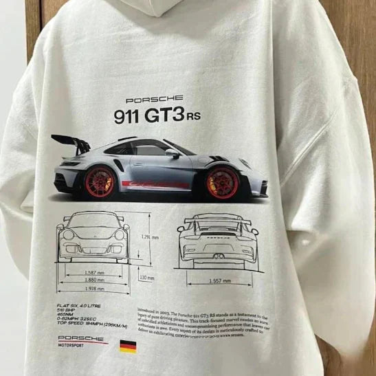 Oliver | Men's Oversized Racing Hoodie | Riley Collection