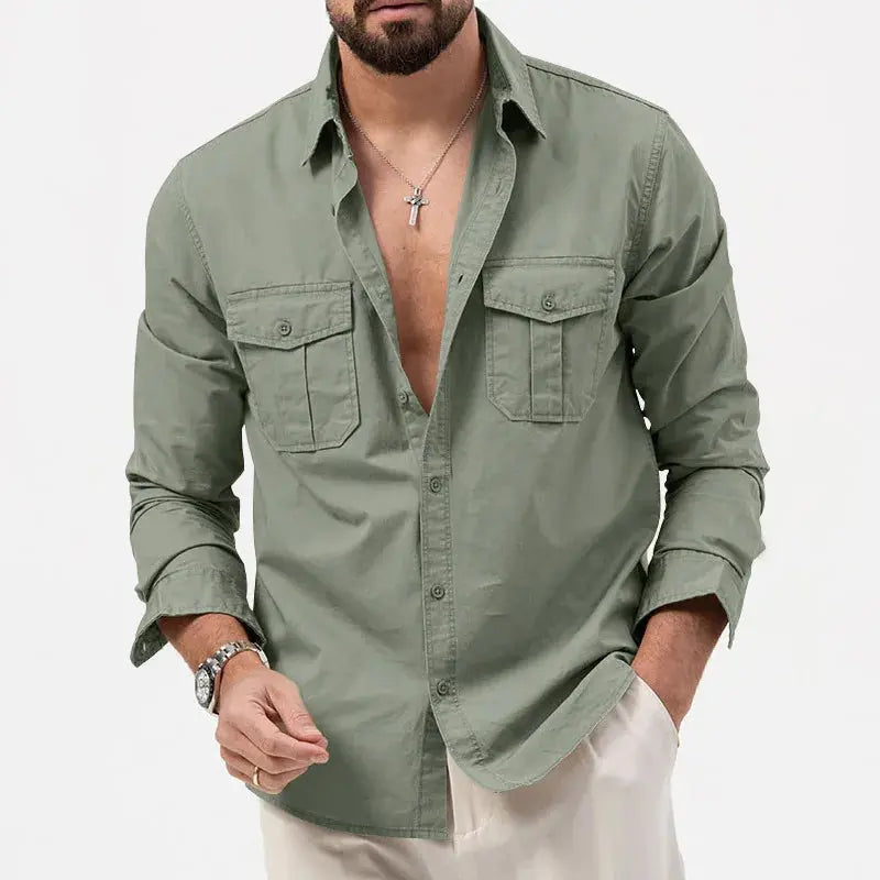 Versatile Long Sleeve Shirt for Men