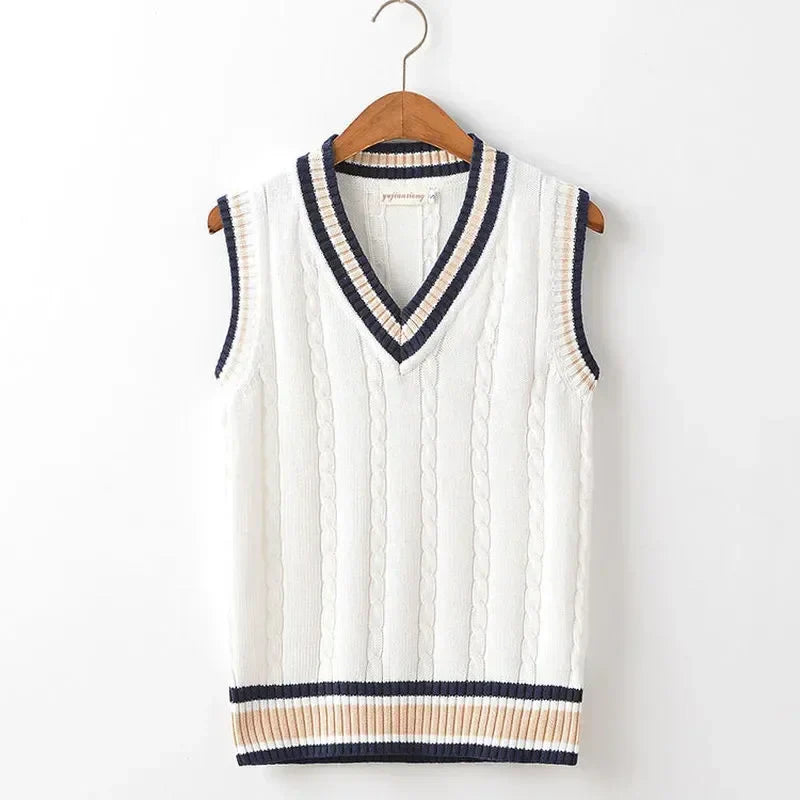 Men's V-Neck Sleeveless Sweater