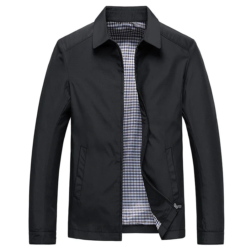 Lightweight Jacket in Cotton-Polyester Blend