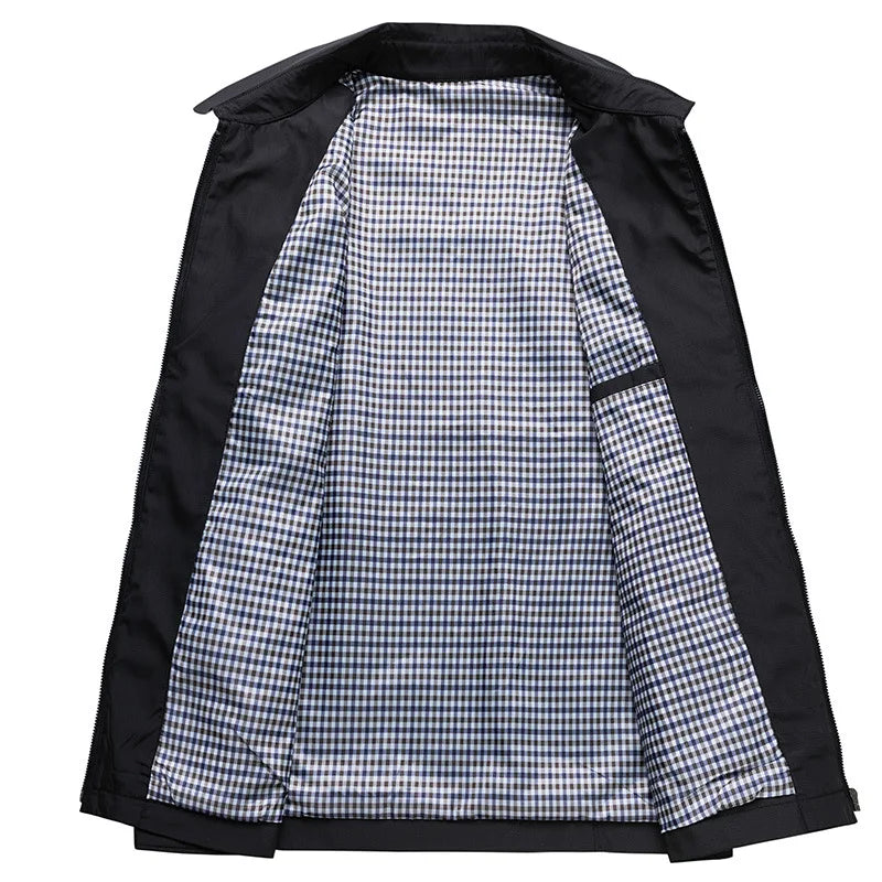 Lightweight Jacket in Cotton-Polyester Blend