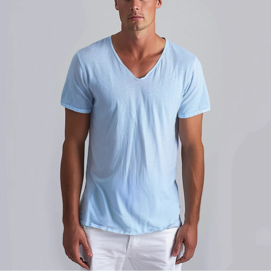 Lightweight V-Neck Tee for Men