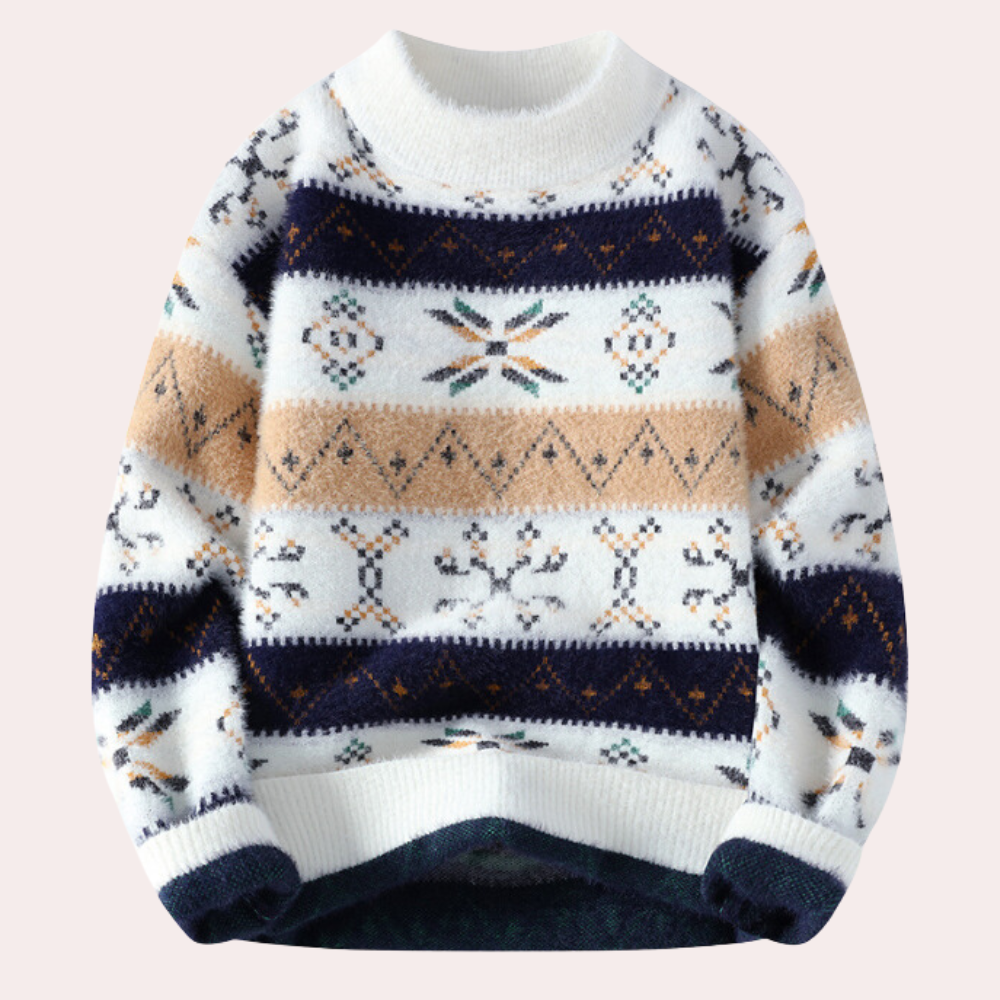 Umar | Men's Patterned Winter Sweater