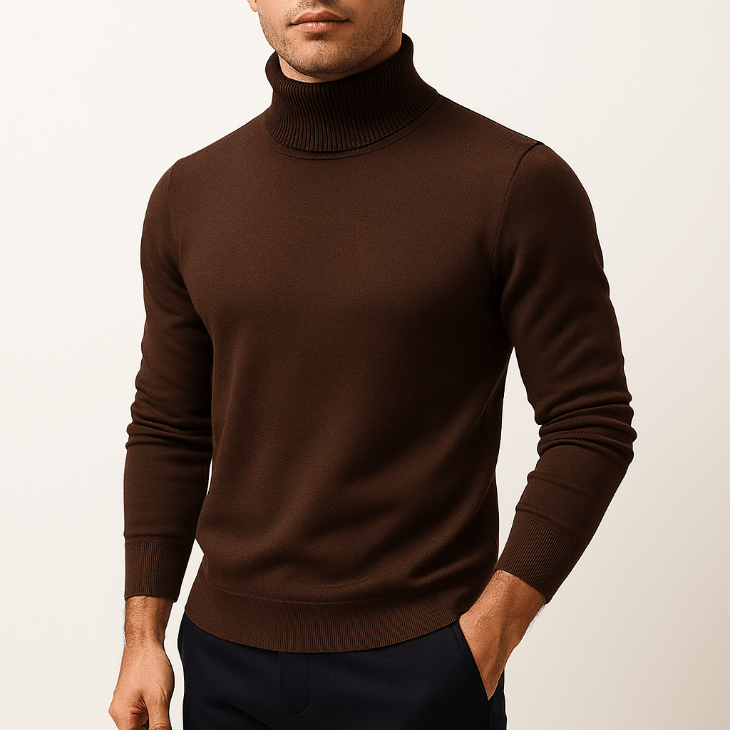 Caleb | Men's Cozy Turtleneck Sweater