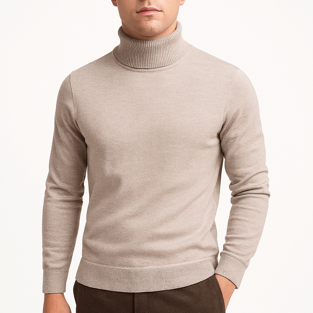 Caleb | Men's Cozy Turtleneck Sweater