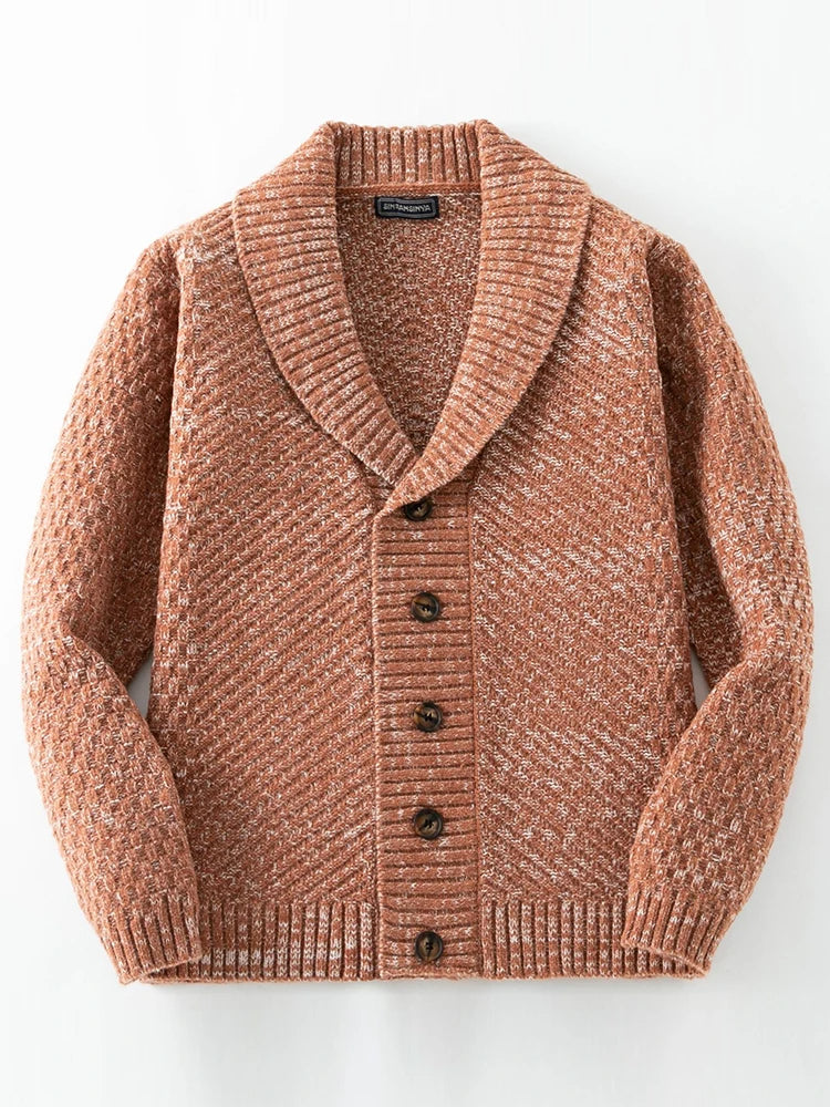 Malcolm | Men's Button-Up Collared Cardigan