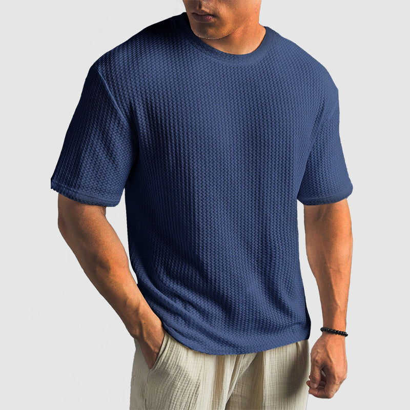 Men's Textured Knit T-Shirt