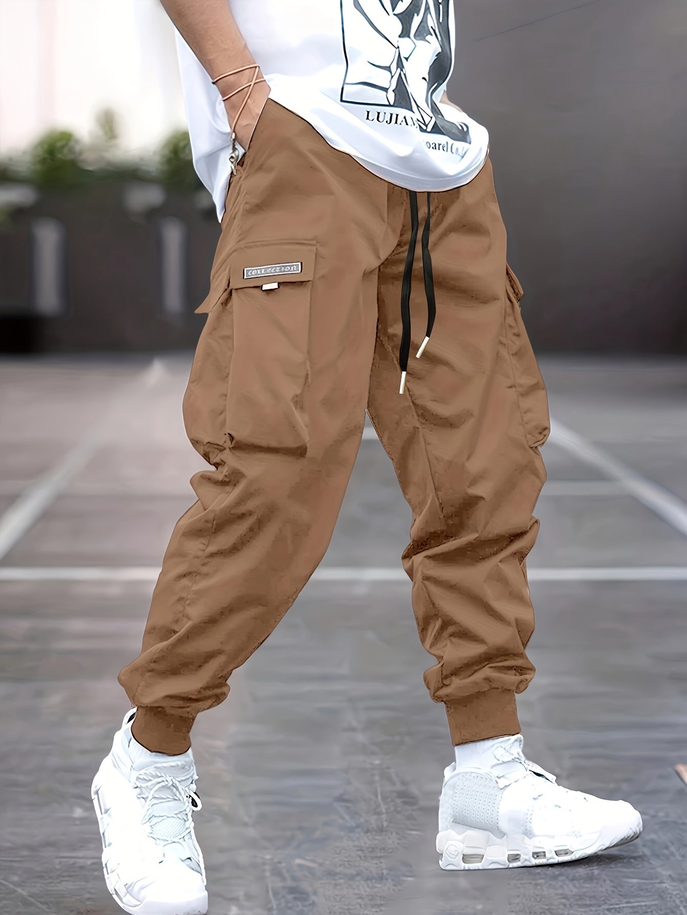 Arthur | Men's Black Fashionable Cargo Pants