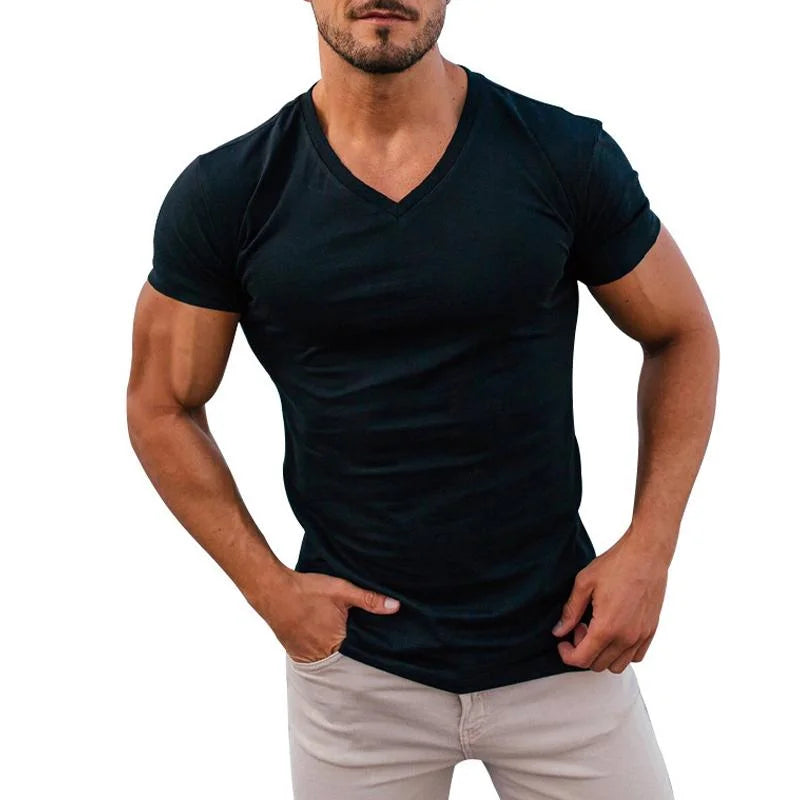 Slim-Fit V-Neck T-Shirt