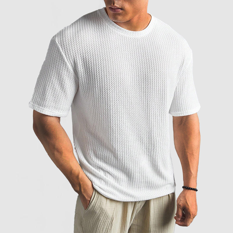 Men's Textured Knit T-Shirt