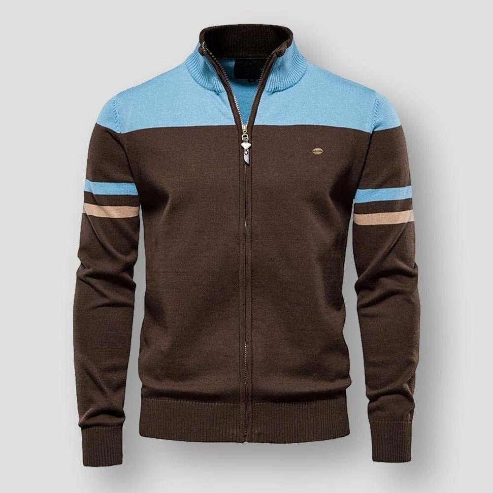 Nigel | Men's Winter Zip Cardigan Sweater