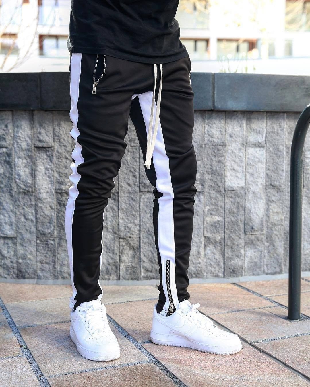Warren | Men's Striped Joggers for Sports