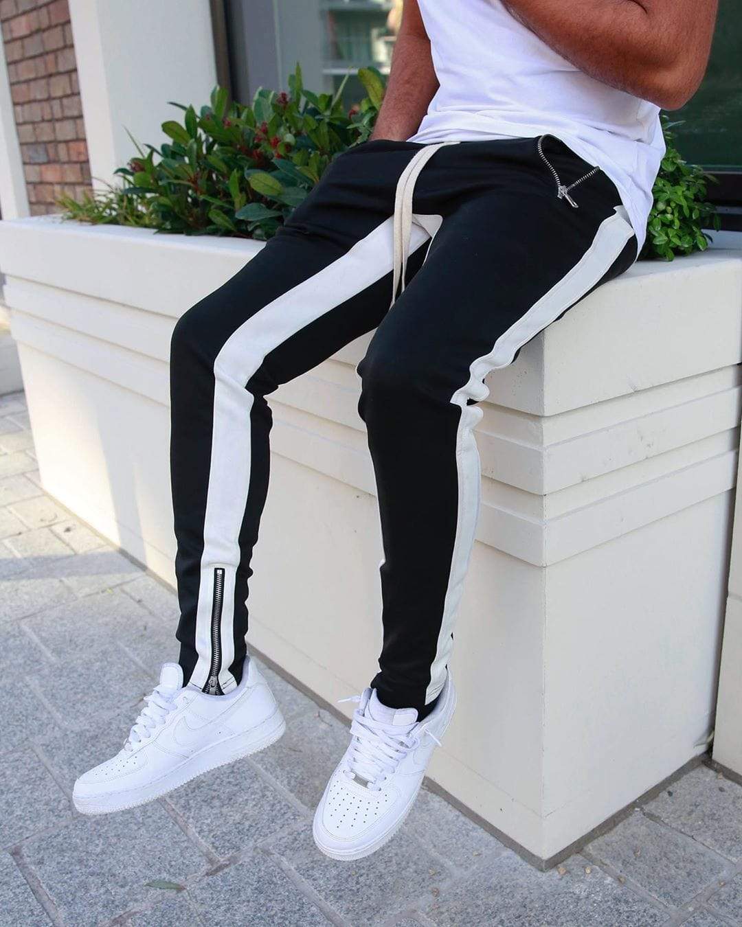 Warren | Men's Striped Joggers for Sports
