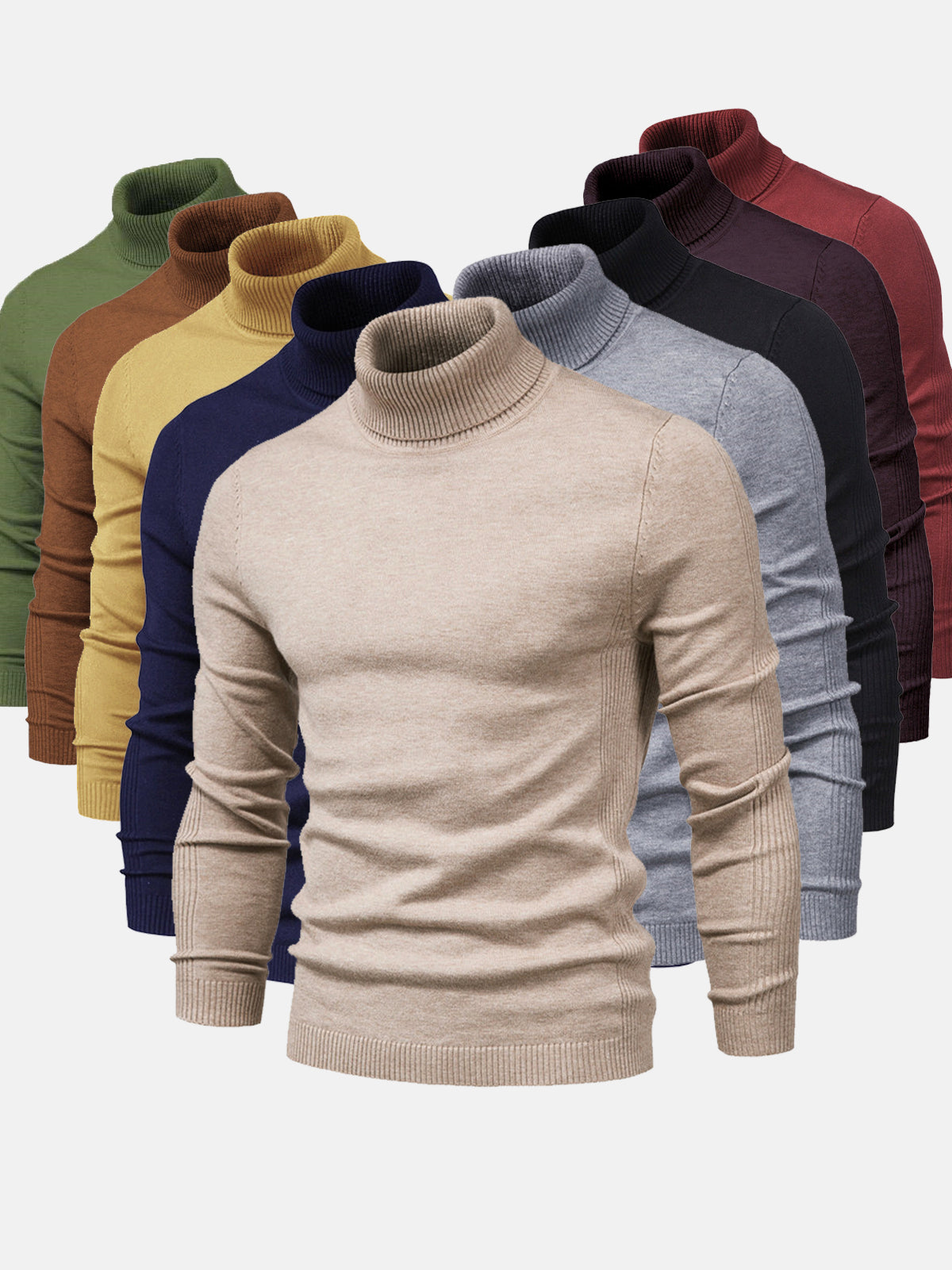Men's Turtleneck Sweater | Machine Washable