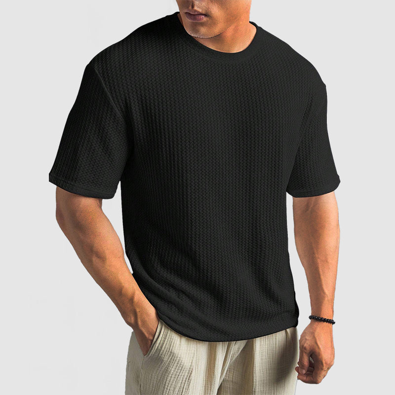 Men's Textured Knit T-Shirt