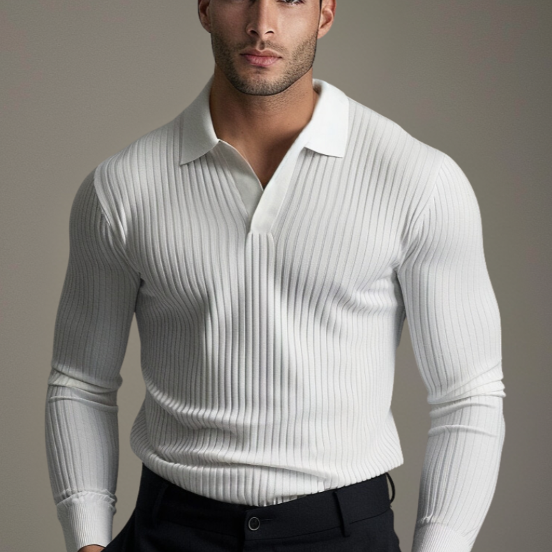 Casual Open Collar Men's Shirt