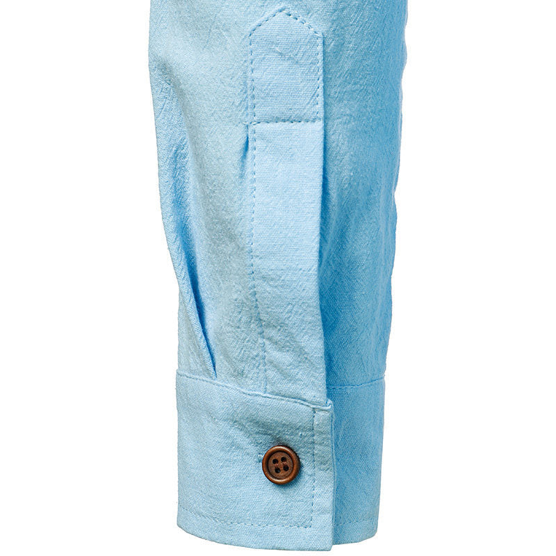 Vintage Long Sleeve Linen Shirt