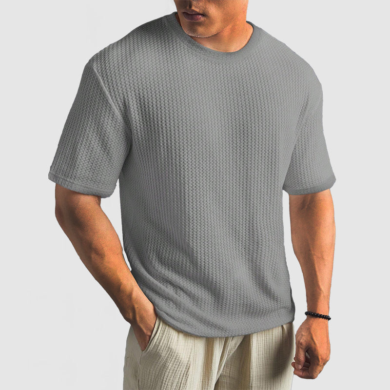 Men's Textured Knit T-Shirt
