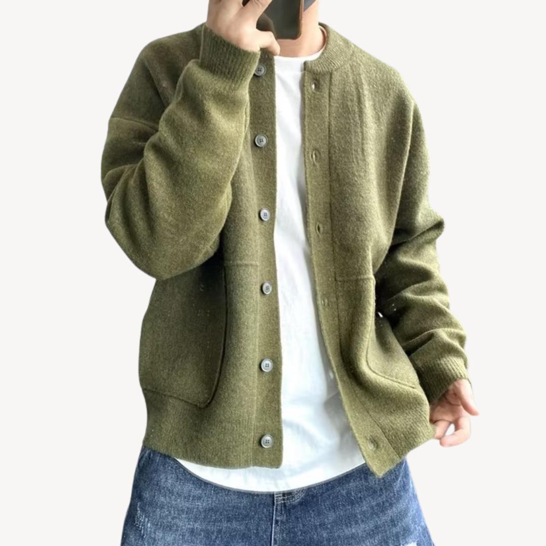 Lawrence | Men's Button-Up Wool Cardigan